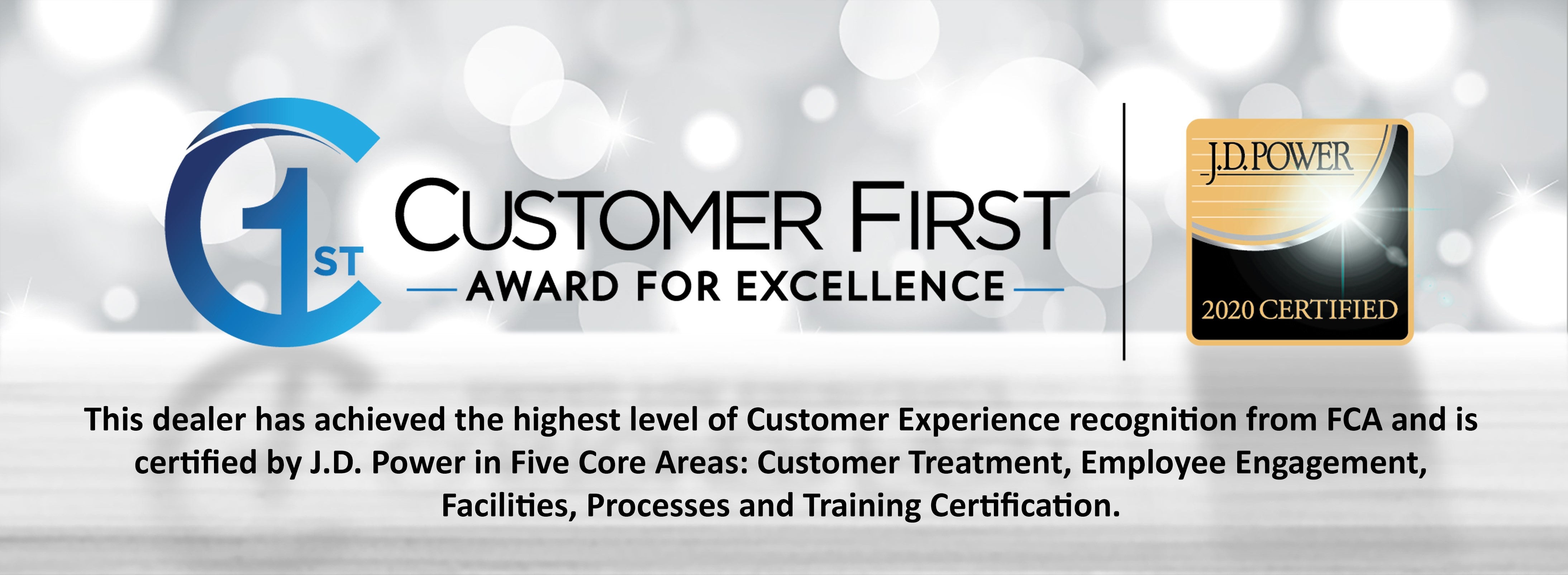 Customer First Award for Excellence for 2019 at Beck Chrysler Dodge Jeep Ram in Palatka, FL